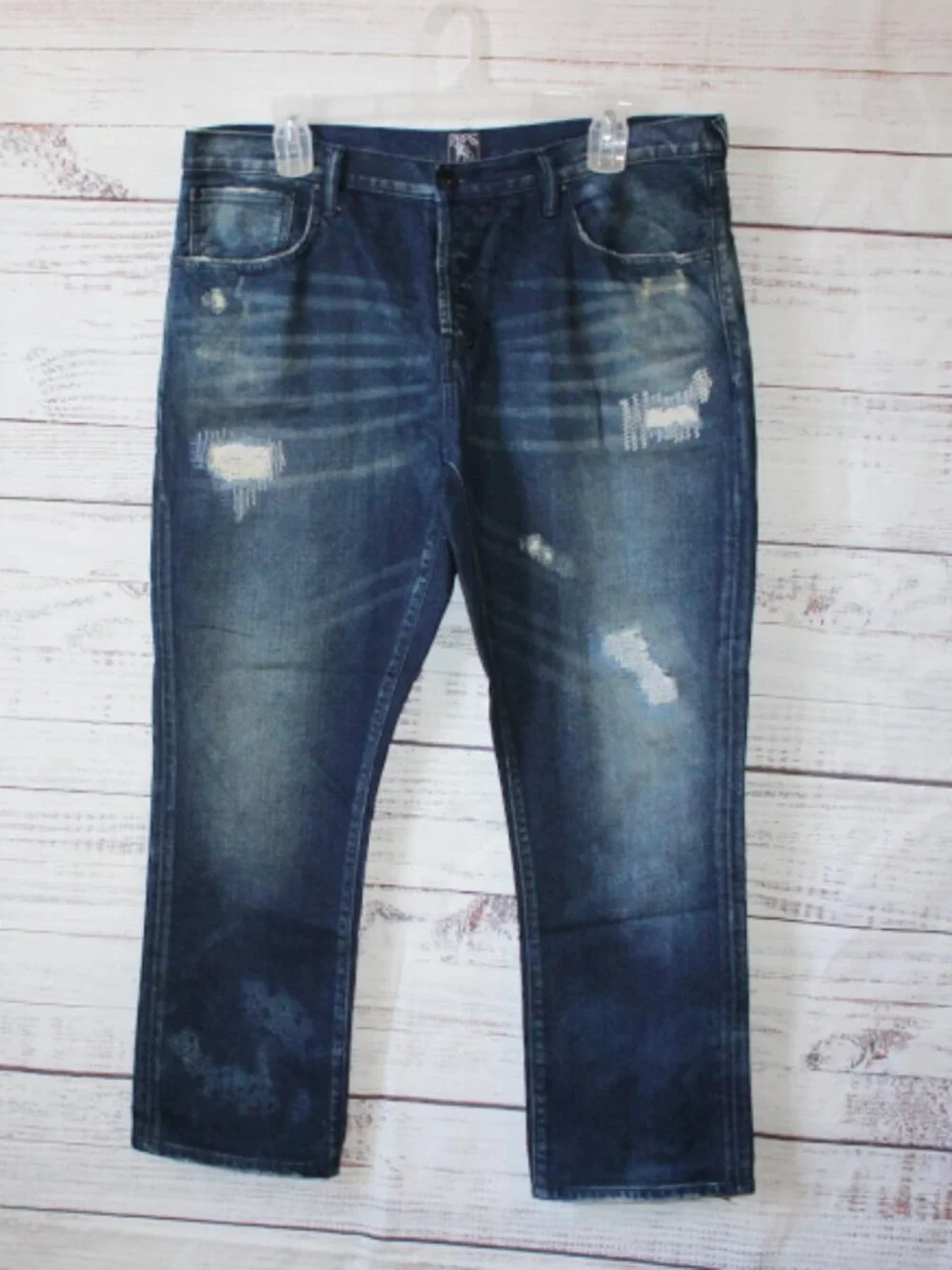 PRPS Cotton Straight Leg men's dark jeans Size 40